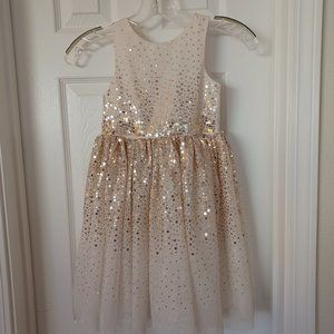 H&M Gold Sparkel Party Dress